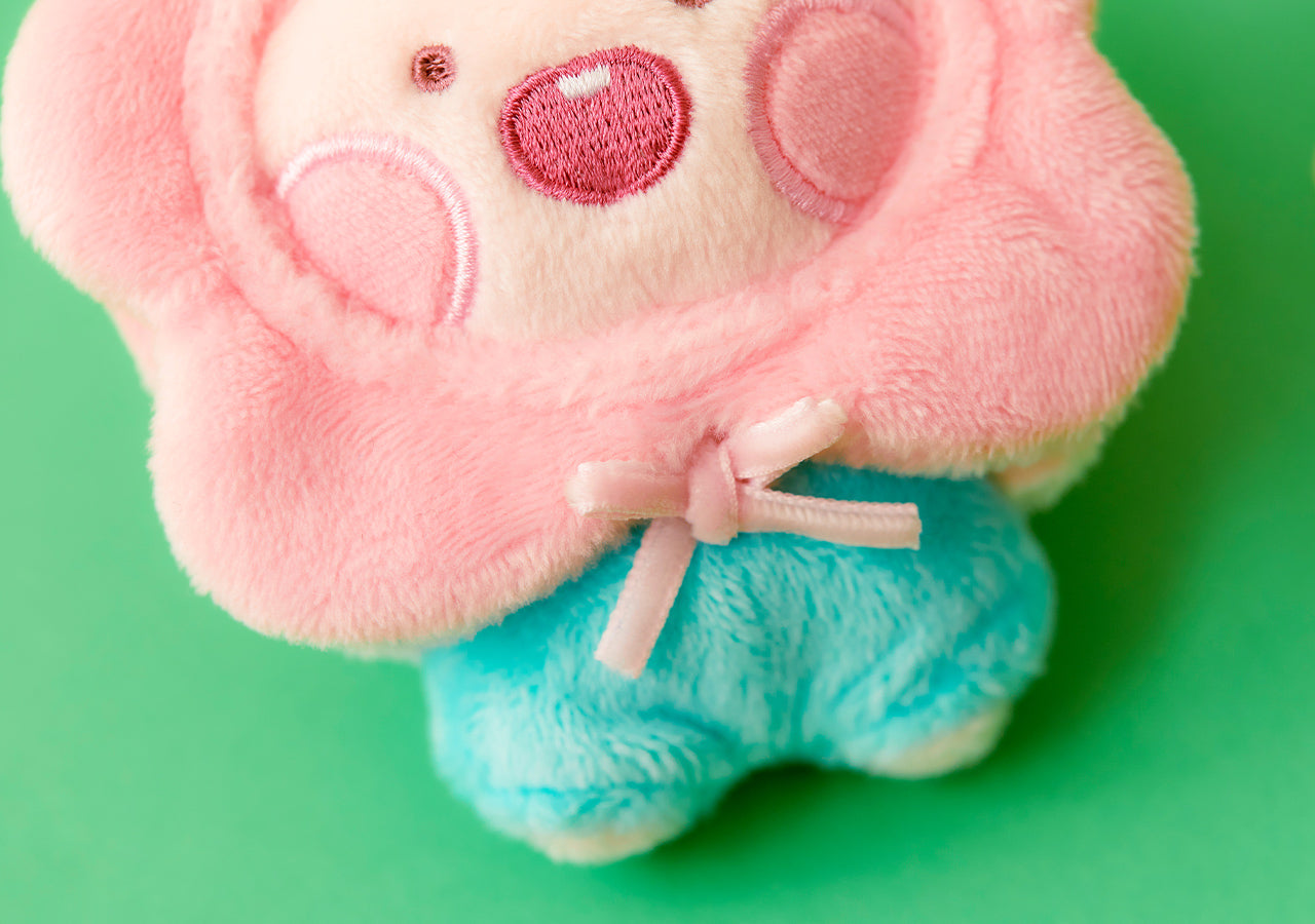 Keychain Plush Little Apeach - Authentic Kakao Friends from Korea | Koolseoul