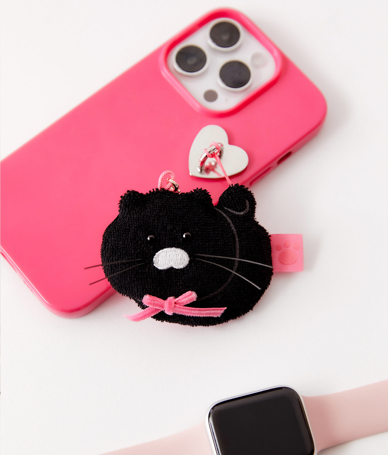 Black Chunsik Phone Accessory - Authentic Kakao Friends from Korea | Koolseoul