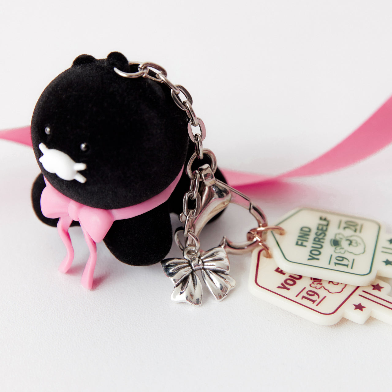 Black Figurine Keychain Chunsik - Korean kawaii Kakao Friends | Koolseoul