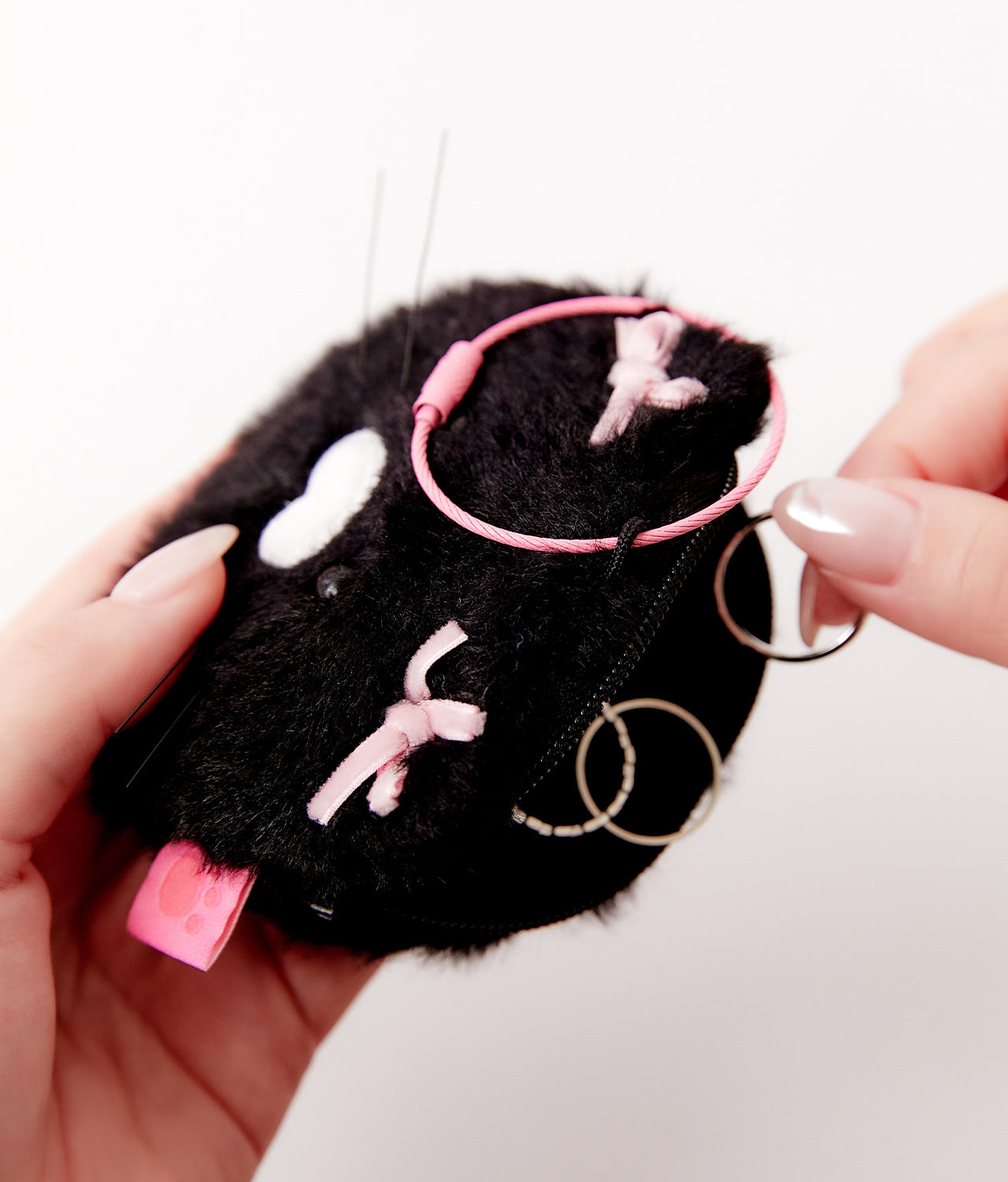 Black MiniPochette Chunsik Pouch - Korean kawaii Kakao Friends | Koolseoul