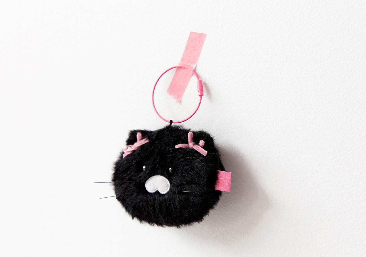 Black MiniPochette Chunsik Pouch - Official Kakao Friends merchandise | Koolseoul