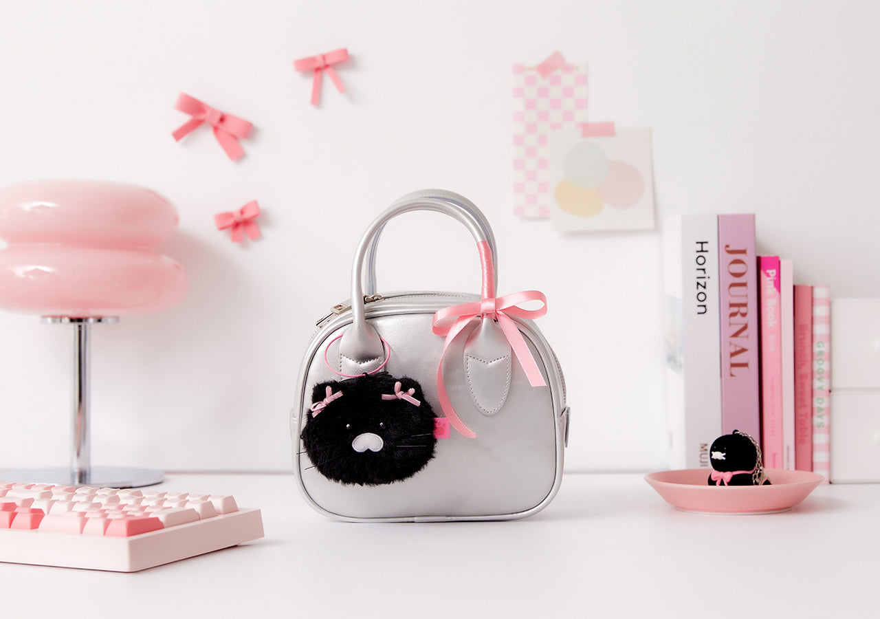 Black MiniPochette Chunsik Pouch - Korean kawaii Kakao Friends | Koolseoul