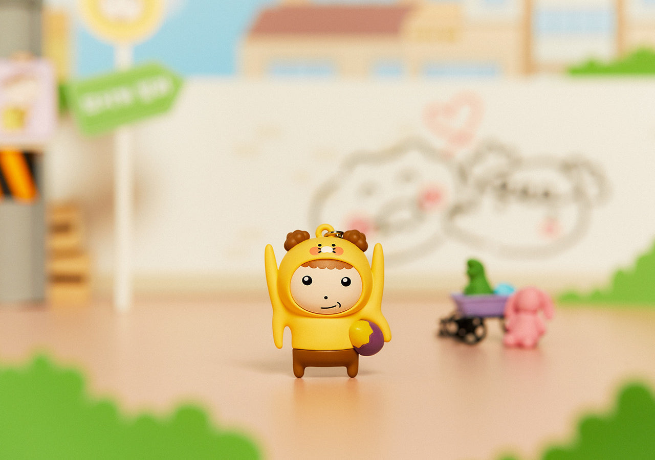 XFriends Figurine Keychain - Authentic Kakao Friends from Korea | Koolseoul