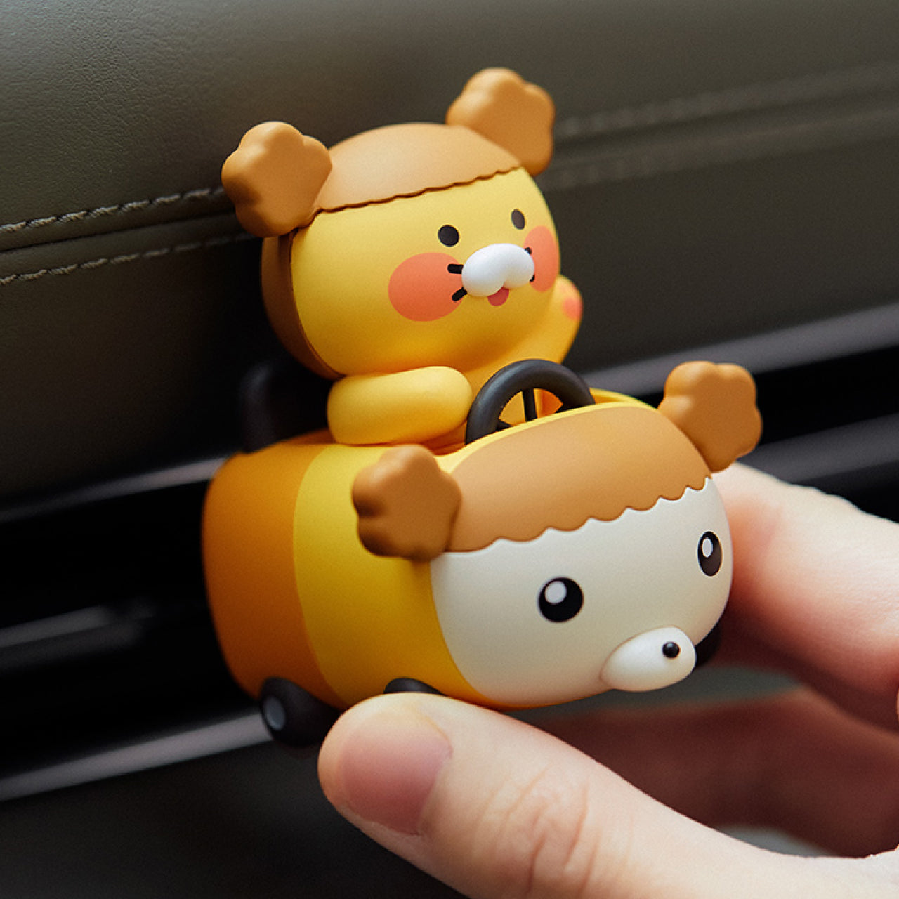 XFriends Car Air Freshener Chunsik - Authentic Kakao Friends from Korea | Koolseoul
