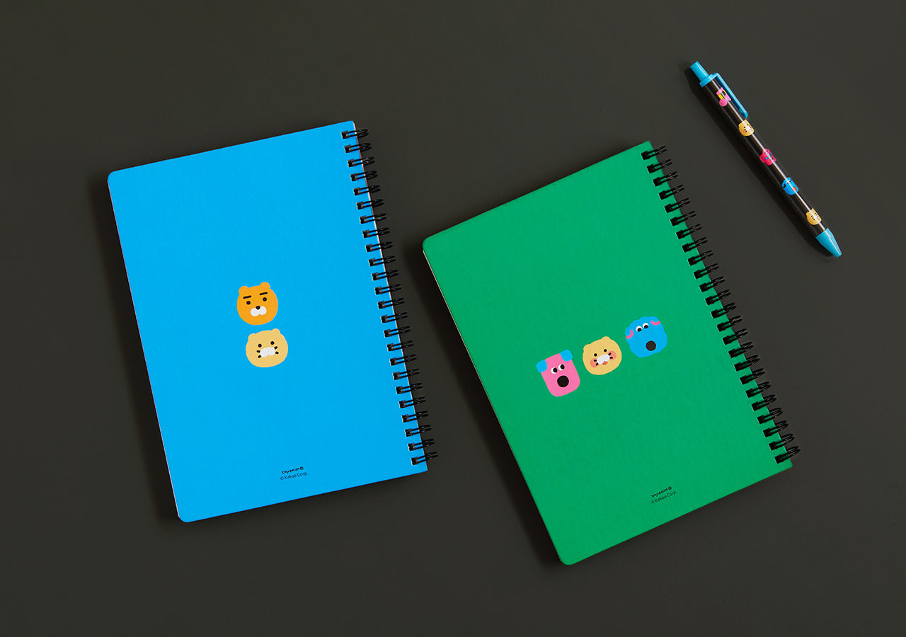 XFriends Notebook(Rose) Ryan&Chunsik Stationery - Official Kakao Friends merchandise | Koolseoul