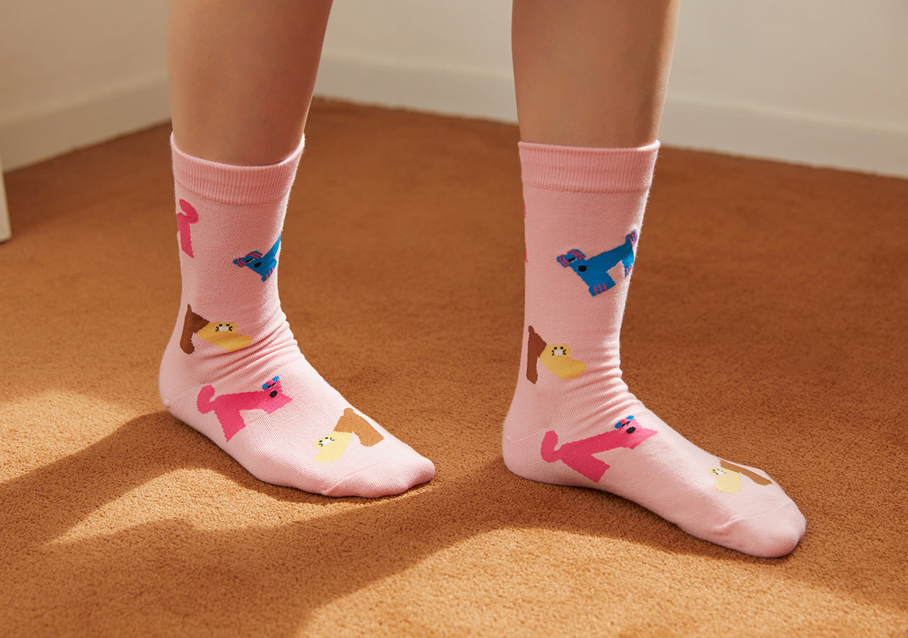 XFriends Socks(Rose) Chunsik - Korean kawaii Kakao Friends | Koolseoul