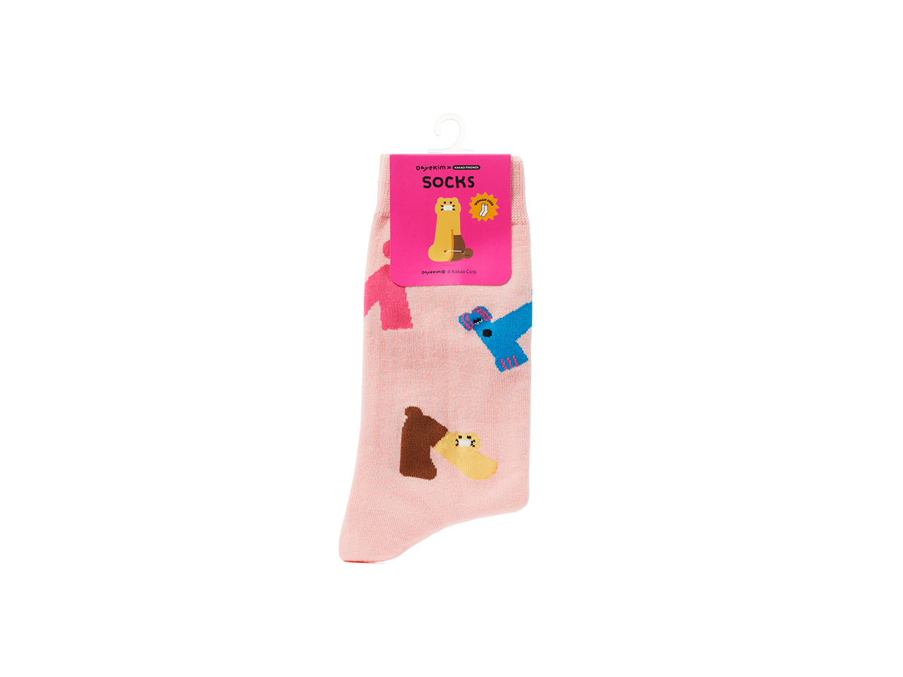 XFriends Socks(Rose) Chunsik - Korean kawaii Kakao Friends | Koolseoul