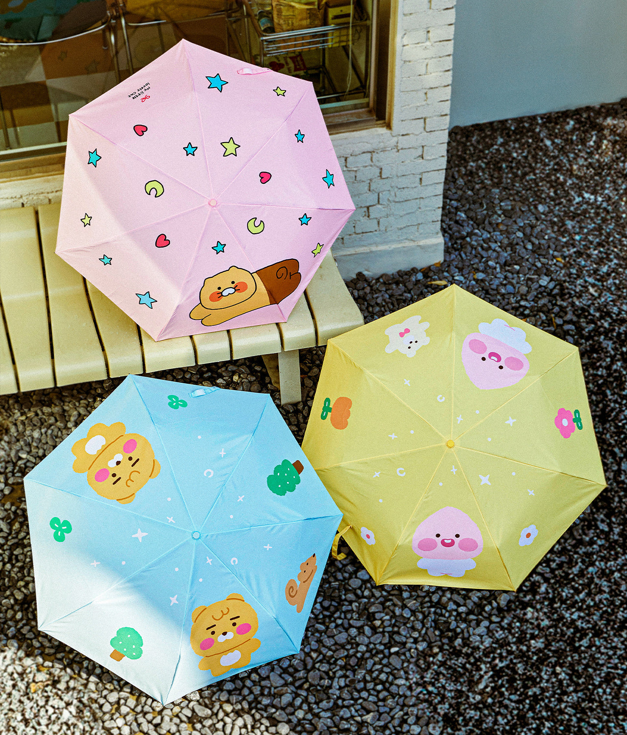 3 Umbrella Chunsik - Authentic Kakao Friends from Korea | Koolseoul