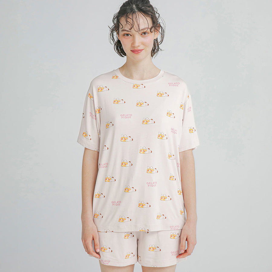 カカオフレンズ チュンシク Tシャツ ローズ