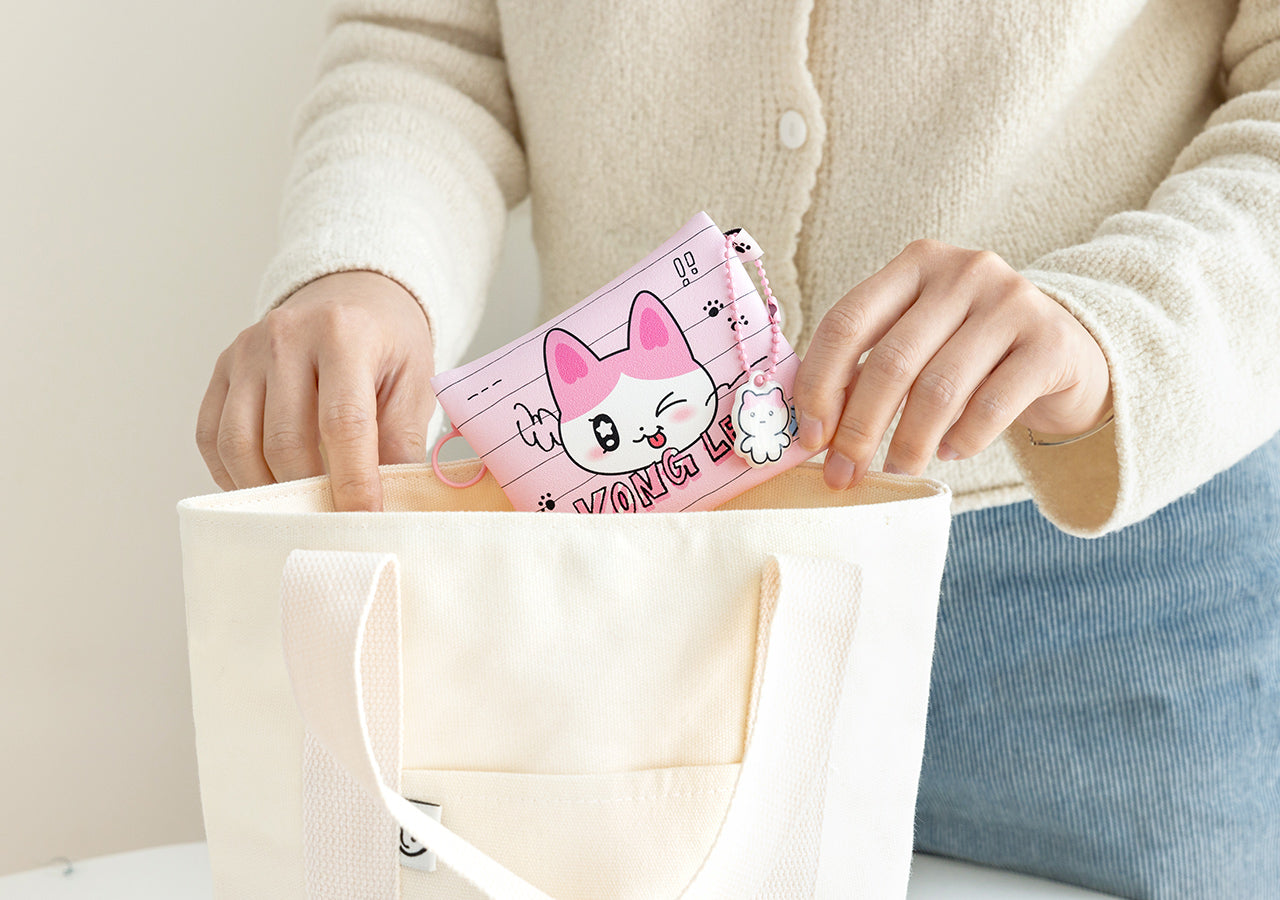 Mini Pouch & Keychain Set - Authentic Kakao Friends from Korea | Koolseoul