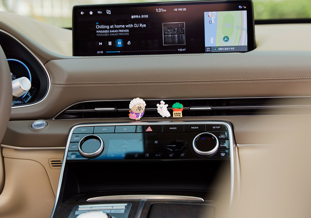 Figurine Car Accessory - Korean kawaii Kakao Friends | Koolseoul