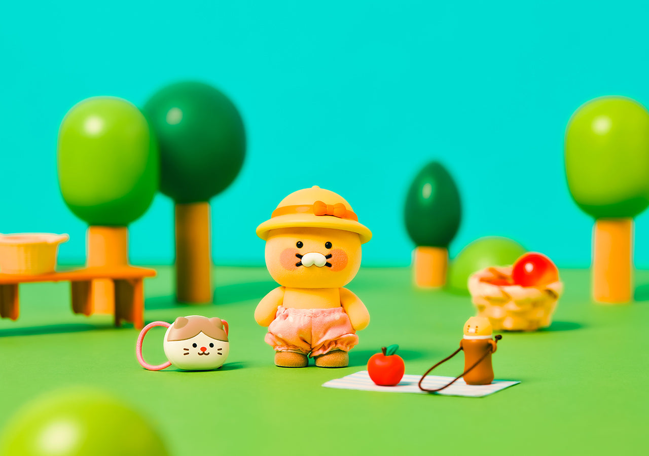 (OOTD) FigurineSet Pique-nique Chunsik Figurine - Authentic Kakao Friends from Korea | Koolseoul