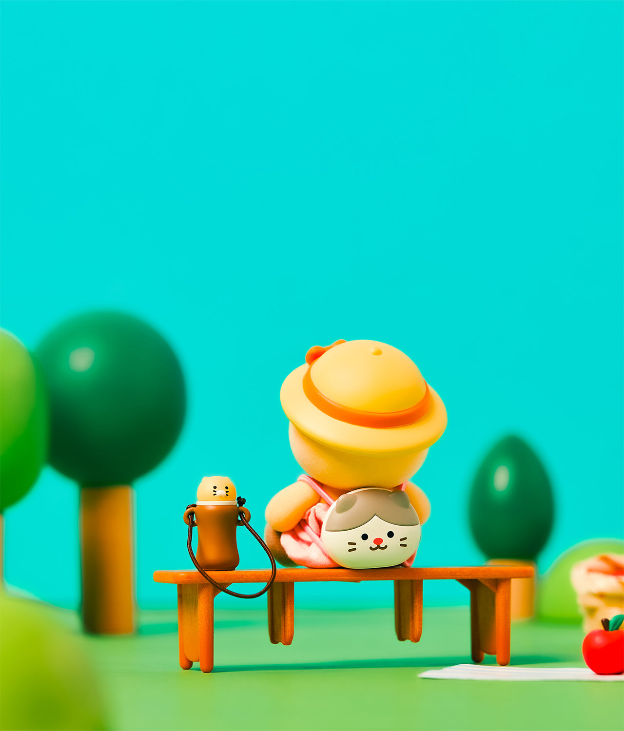 (OOTD) FigurineSet Pique-nique Chunsik Figurine - Official Kakao Friends merchandise | Koolseoul