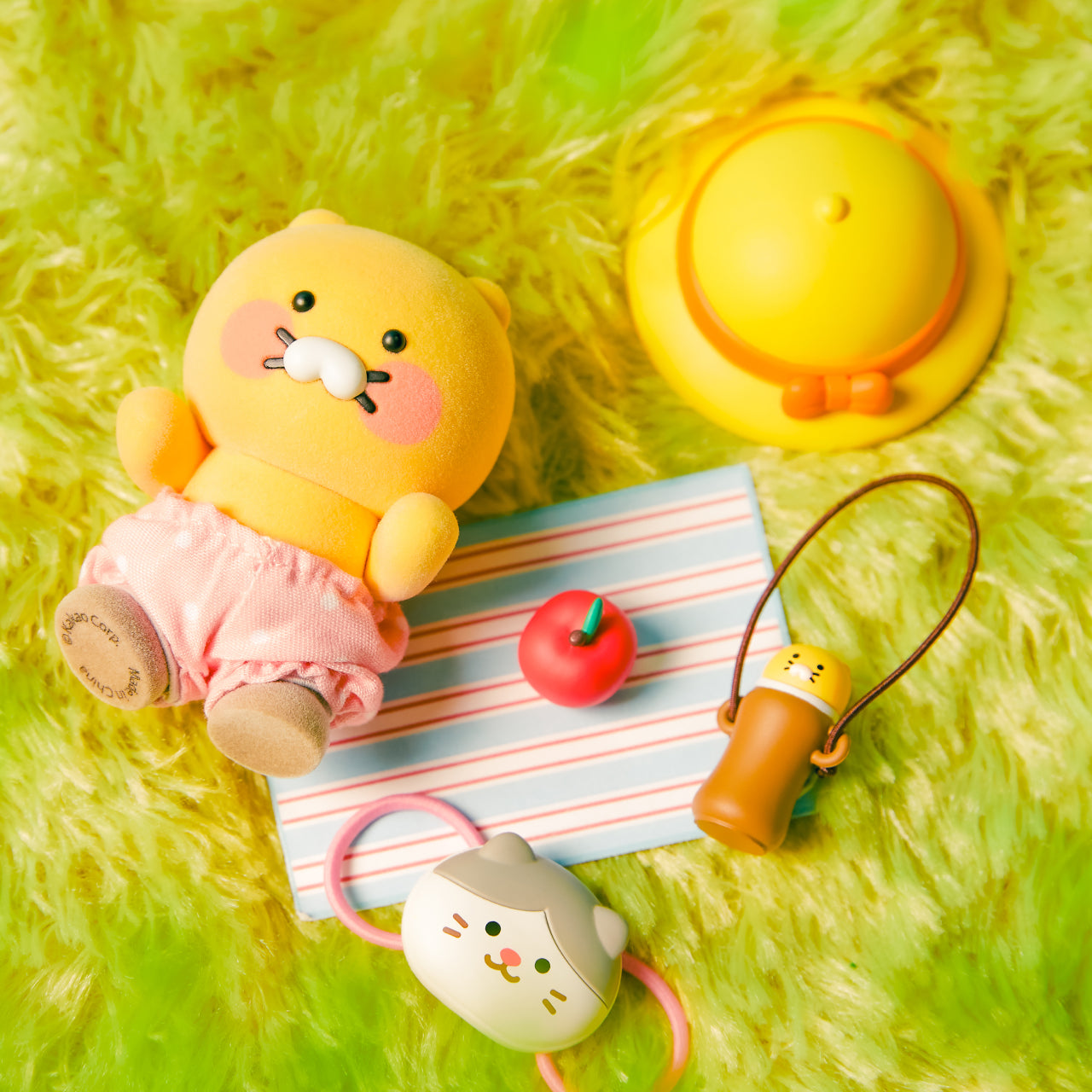 (OOTD) FigurineSet Pique-nique Chunsik Figurine - Authentic Kakao Friends from Korea | Koolseoul