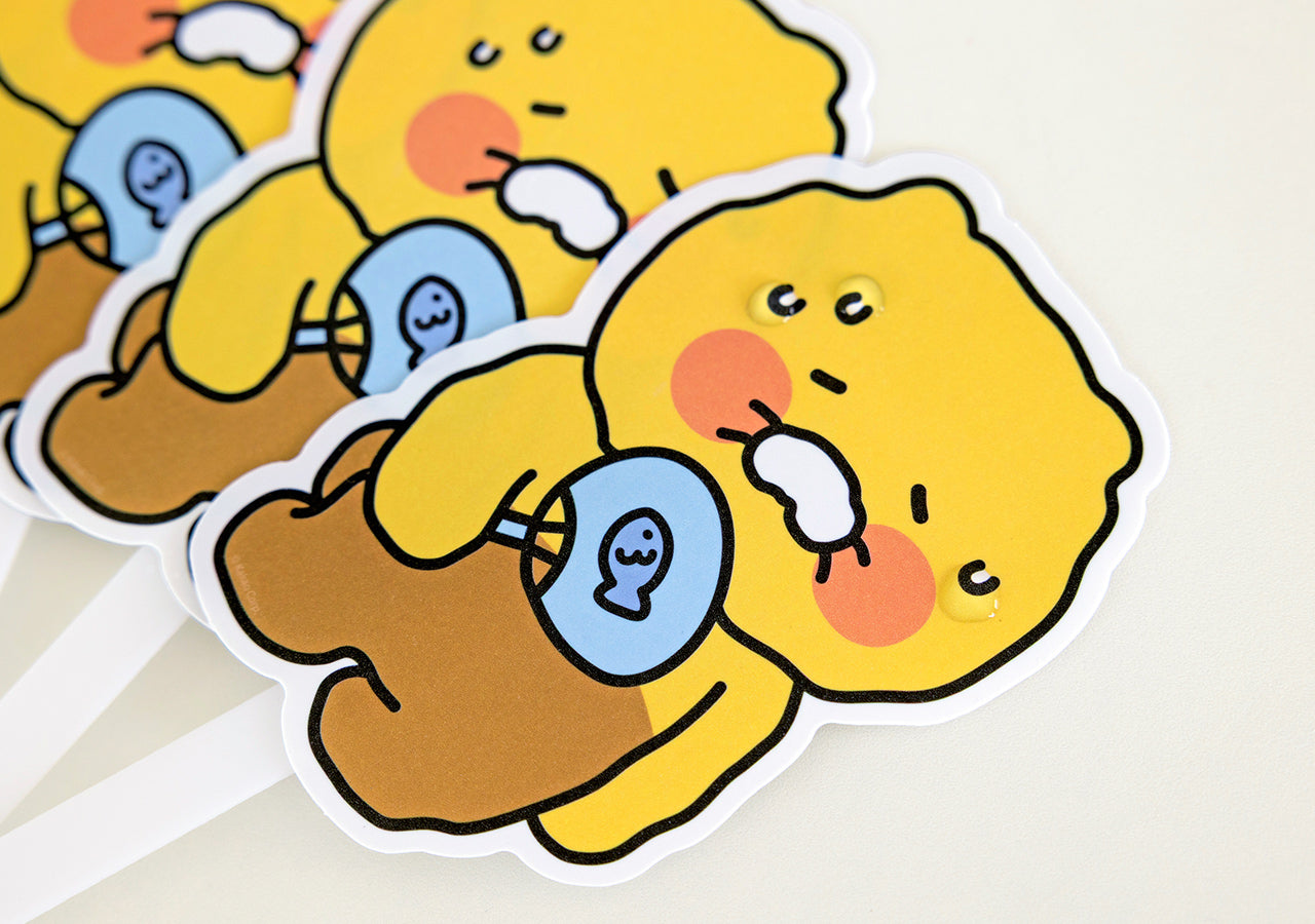 Chunsik Hand Fan - Korean kawaii Kakao Friends | Koolseoul