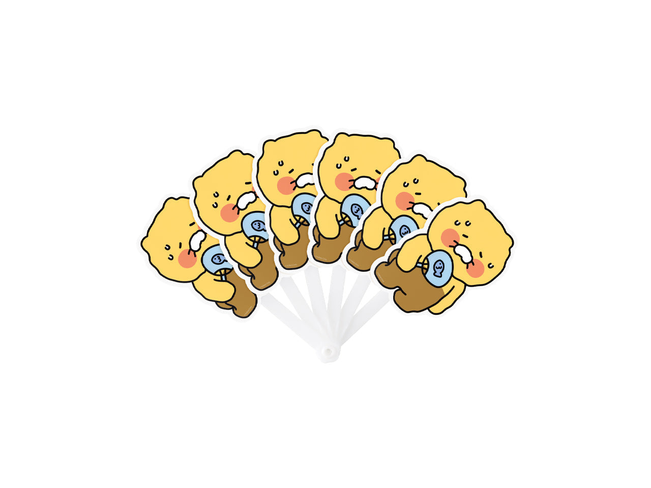 Chunsik Hand Fan - Authentic Kakao Friends from Korea | Koolseoul