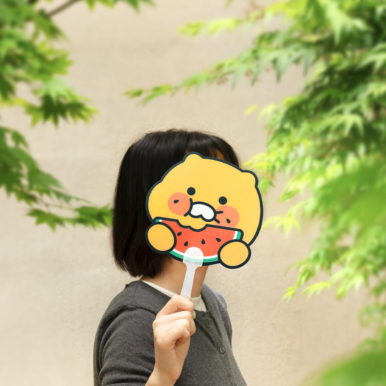 PP Chunsik Hand Fan - Authentic Kakao Friends from Korea | Koolseoul