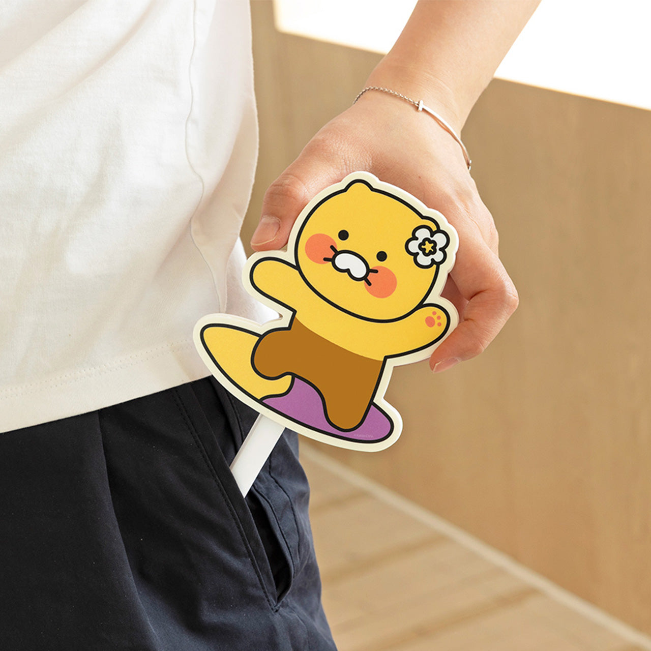 Chunsik Hand Fan - Official Kakao Friends merchandise | Koolseoul