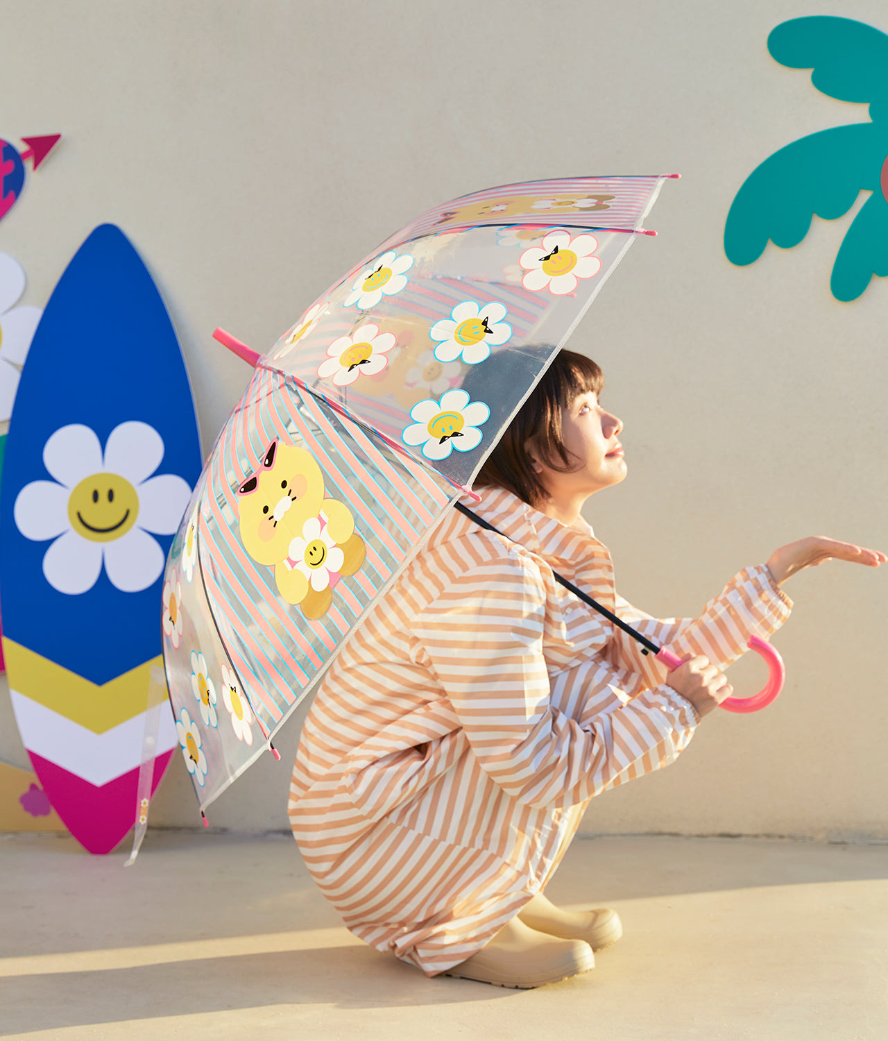 XFriends Clear Umbrella Chunsik - Official Kakao Friends merchandise | Koolseoul