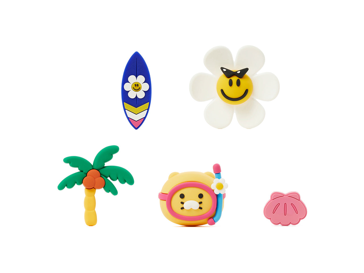 XFriends Silicone Chunsik Shoelace Charm - Official Kakao Friends merchandise | Koolseoul