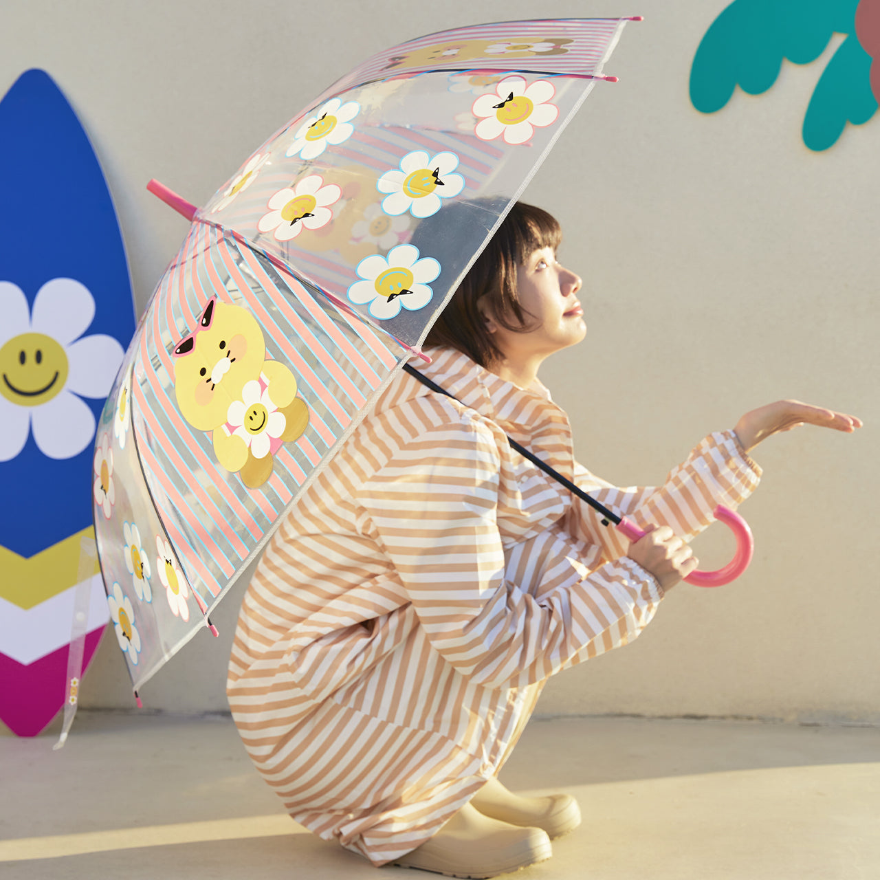 XFriends Clear Umbrella Chunsik - Korean kawaii Kakao Friends | Koolseoul