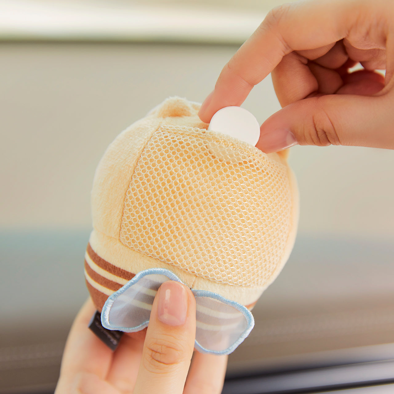 Plush Chunsik Car Air Freshener - Authentic Kakao Friends from Korea | Koolseoul