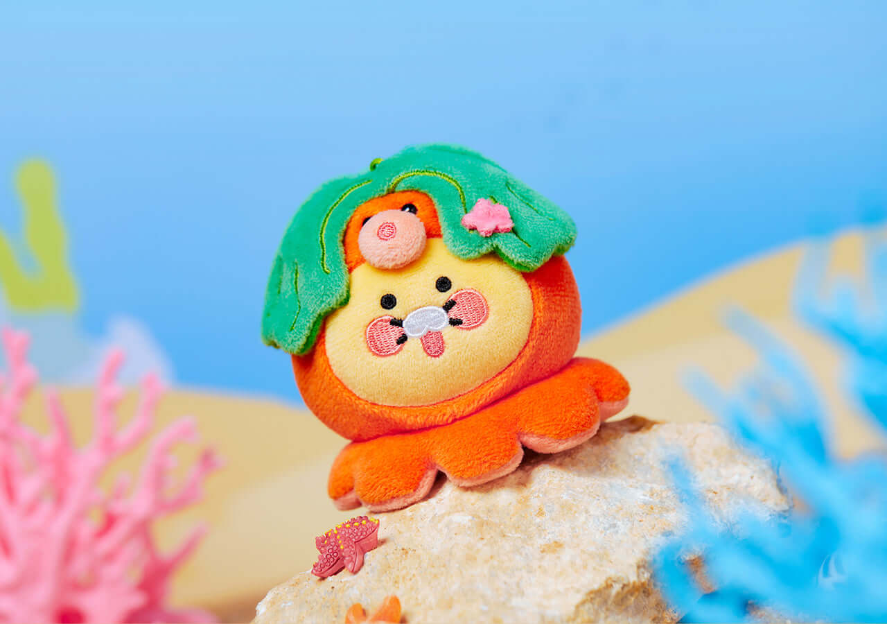 Kakao Friends Chunsik Plush Keyring