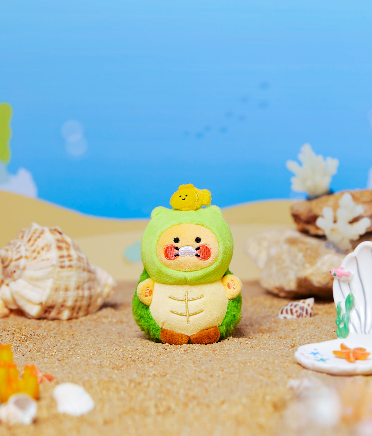 Kakao Friends Chunsik Plush Keyring