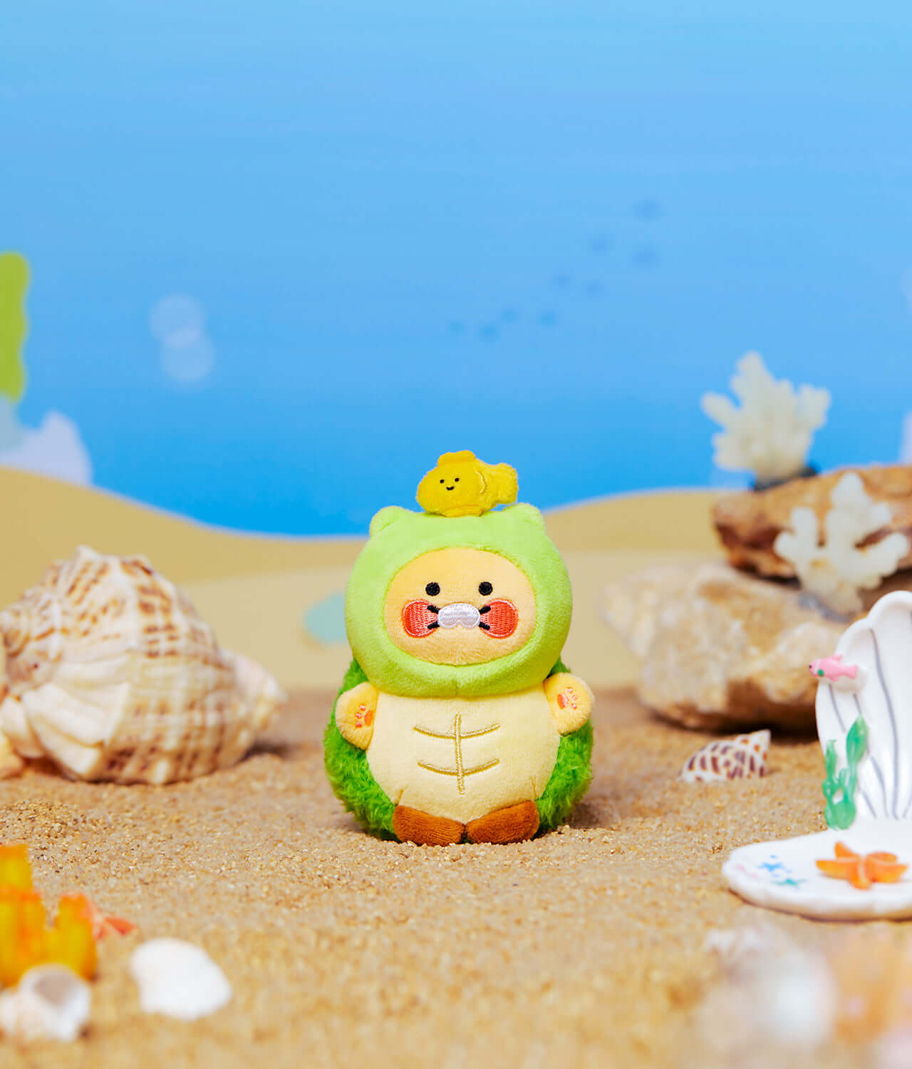 Kakao Friends Chunsik Plush Keyring