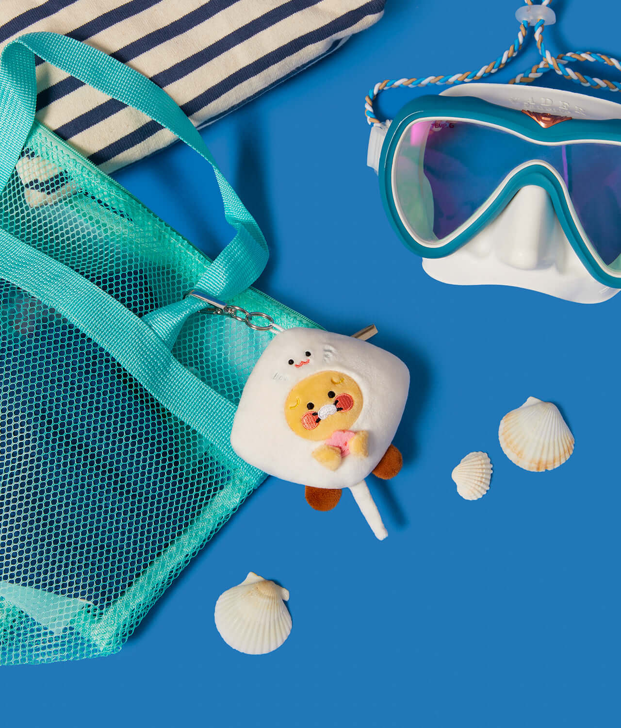 Kakao Friends Chunsik Plush Keyring