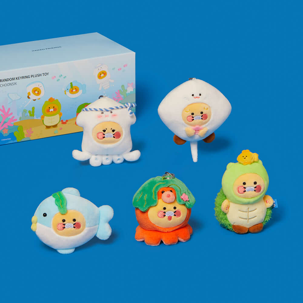 Kakao Friends Chunsik Plush Keyring