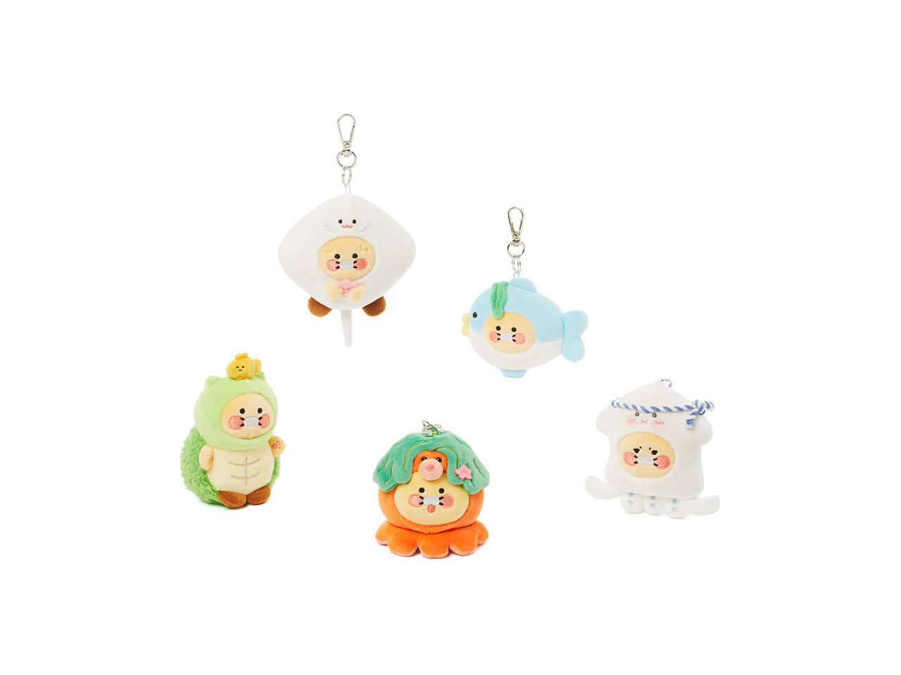 Kakao Friends Chunsik Plush Keyring