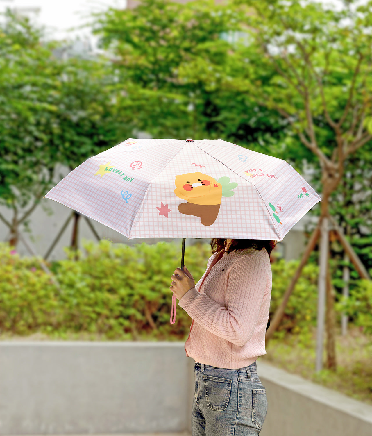 3 Umbrella Rose Chunsik - Korean kawaii Kakao Friends | Koolseoul
