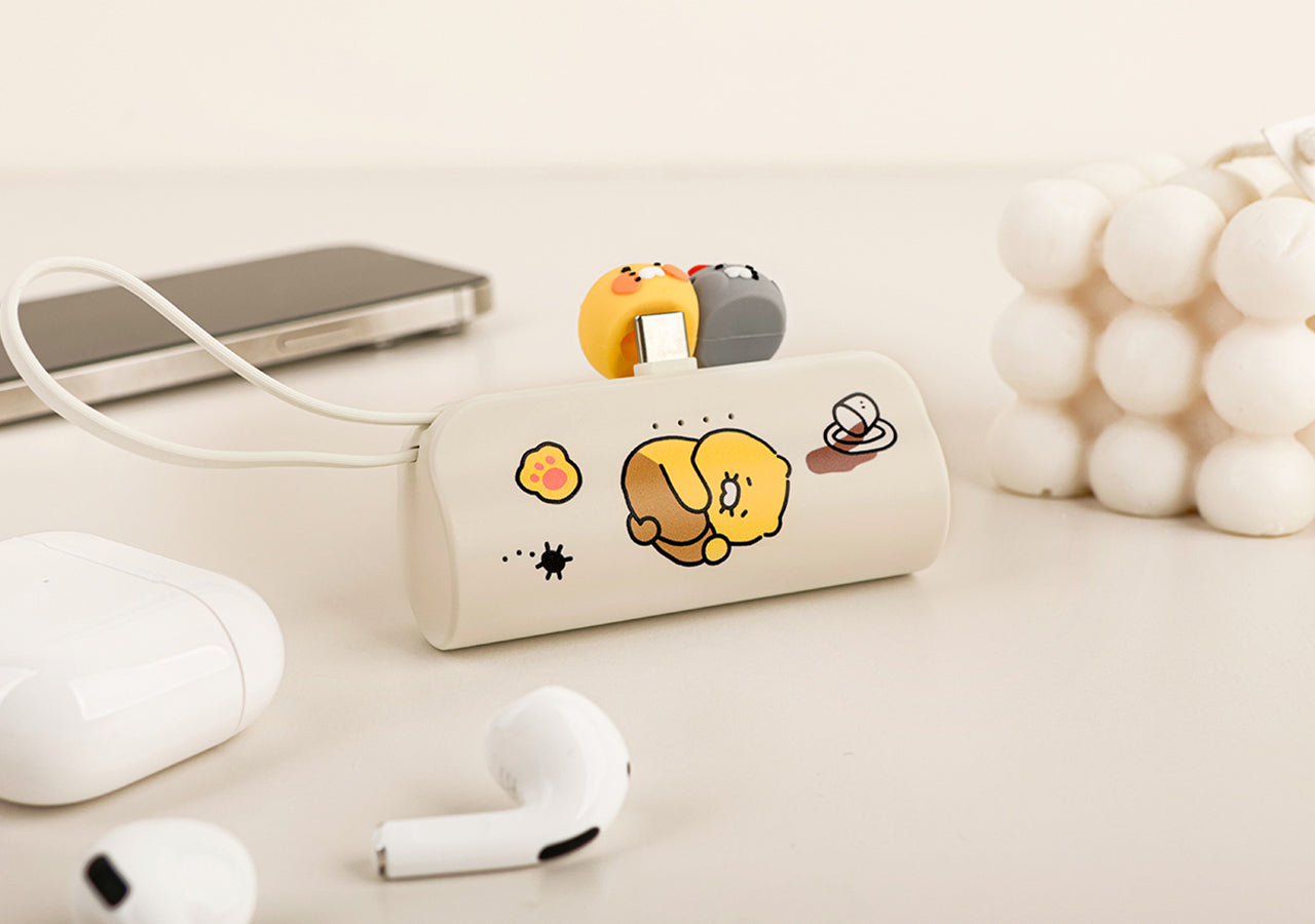 Power Bank 5,000 C Chunsik - Official Kakao Friends merchandise | Koolseoul