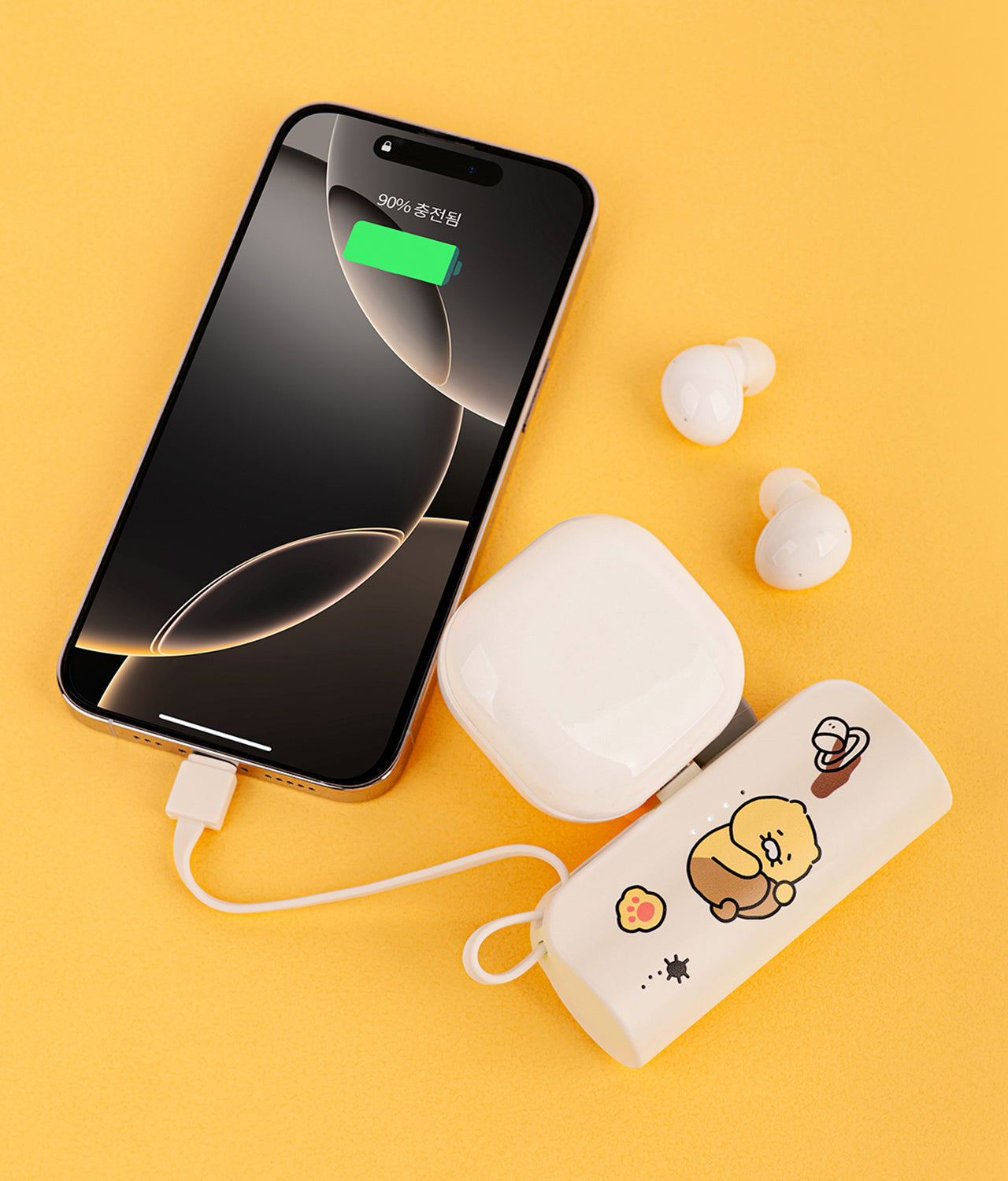 Power Bank 5,000 C Chunsik - Official Kakao Friends merchandise | Koolseoul
