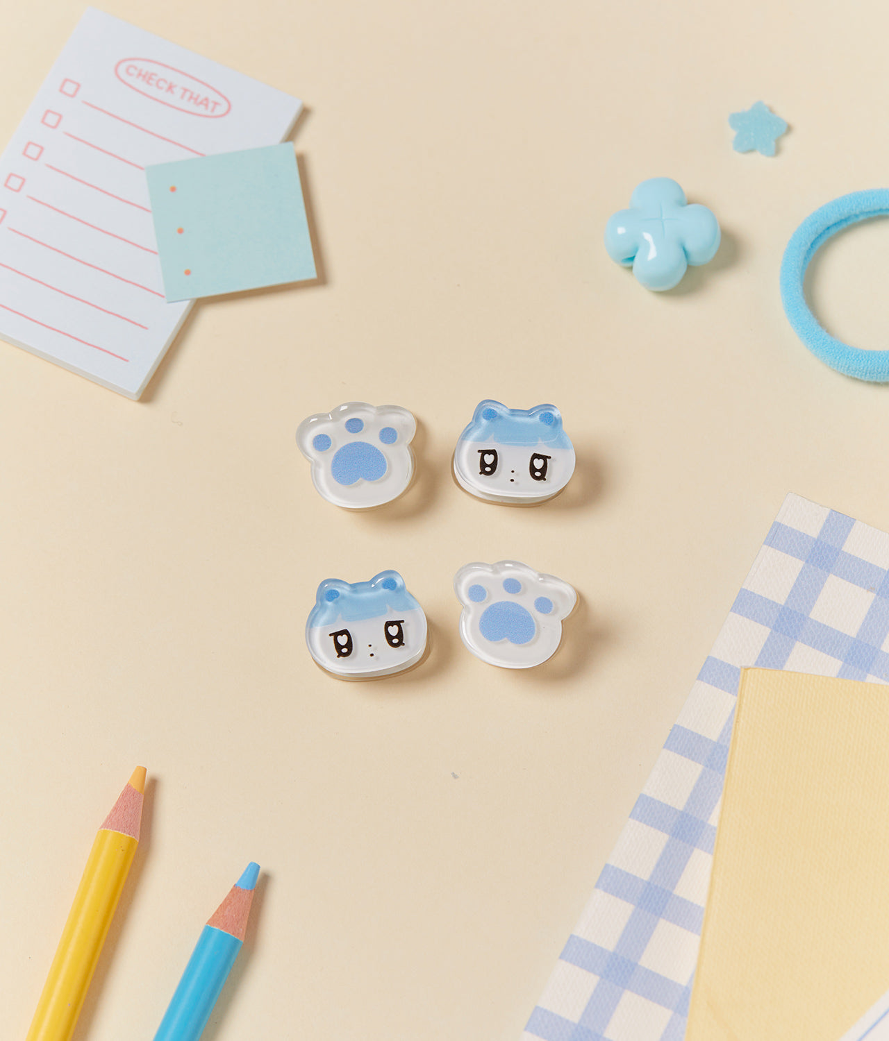 Mini Epingle Cheveux 4P - Official Kakao Friends merchandise | Koolseoul