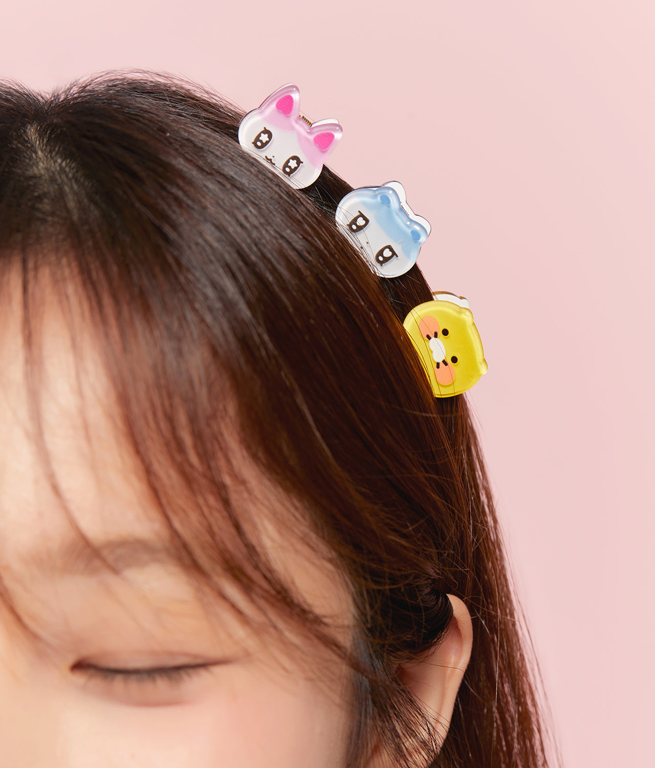 Mini Epingle Cheveux 4P - Official Kakao Friends merchandise | Koolseoul