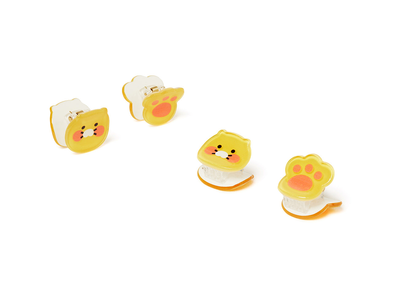 Mini Epingle Cheveux 4P Chunsik - Official Kakao Friends merchandise | Koolseoul