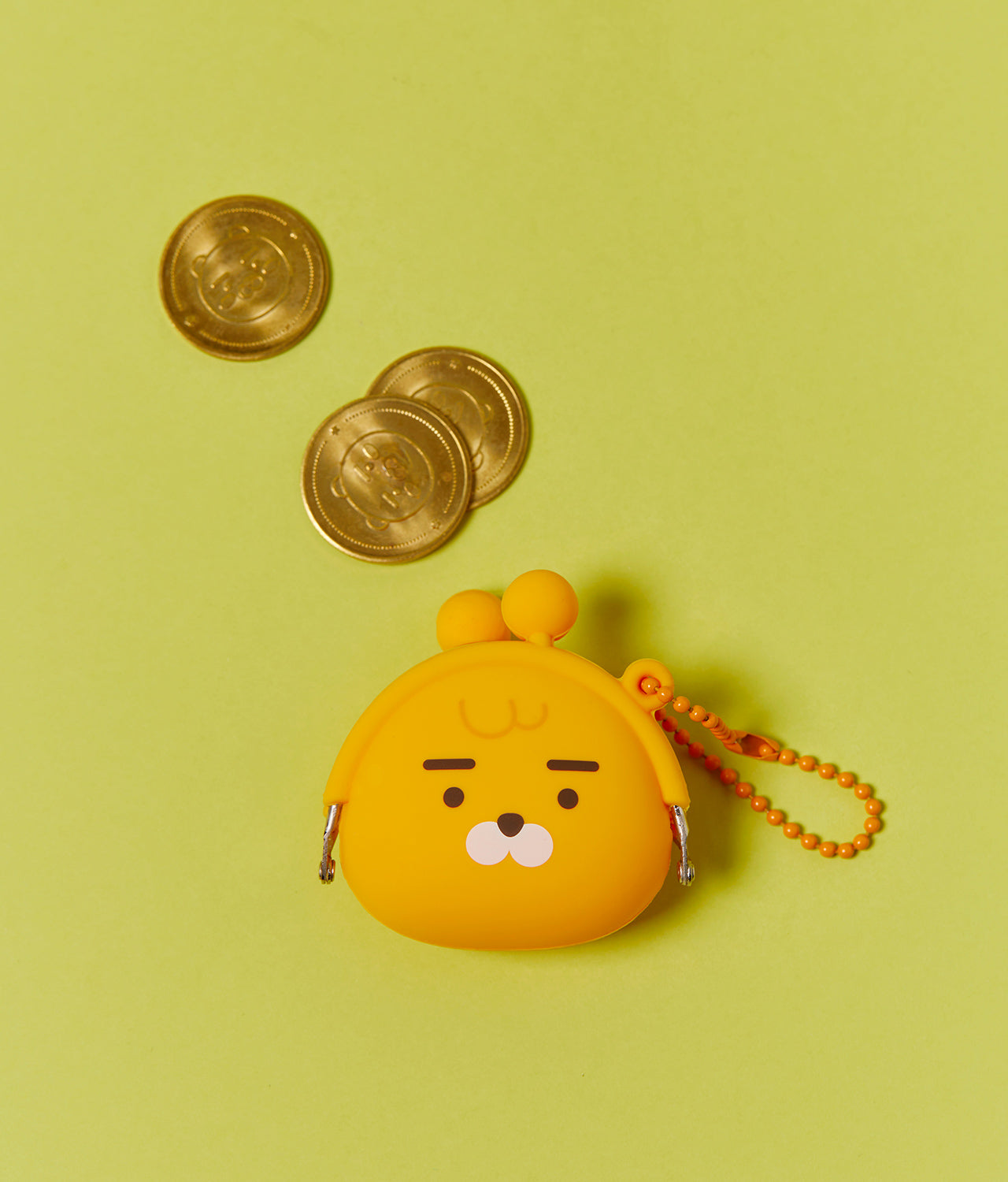 Silicone MiniPochette Ryan Pouch - Korean kawaii Kakao Friends | Koolseoul