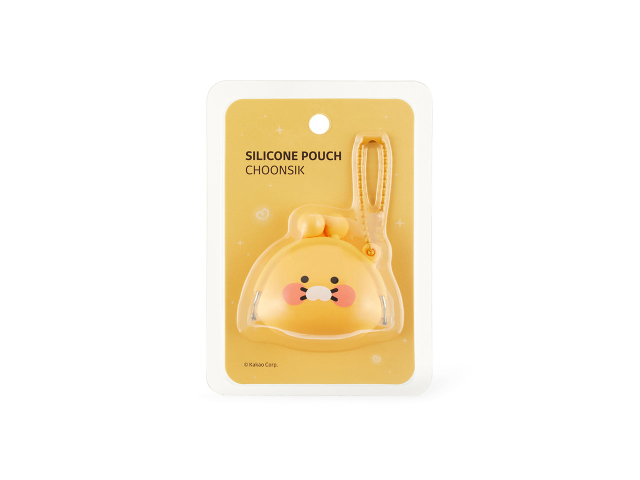Silicone MiniPochette Chunsik Pouch - Authentic Kakao Friends from Korea | Koolseoul