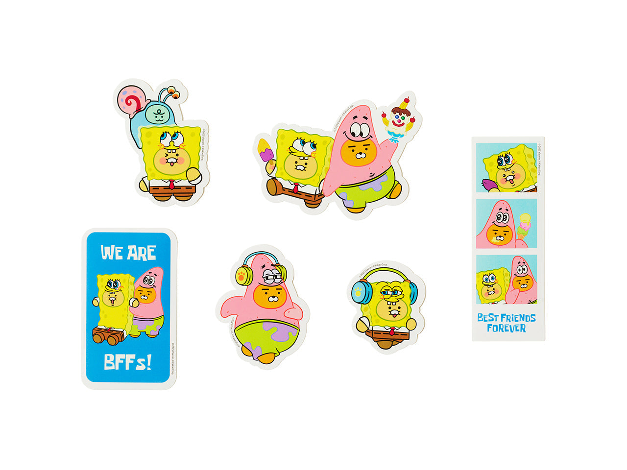 SpongeBobXFriends Sticker Friends - Korean kawaii Kakao Friends | Koolseoul