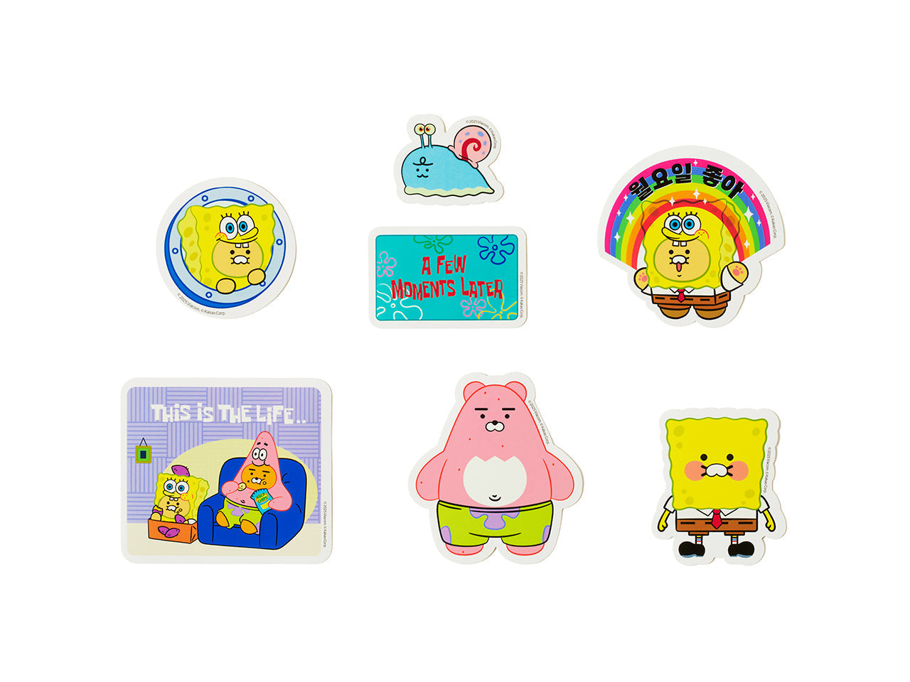 SpongeBobXFriends Sticker Friends - Korean kawaii Kakao Friends | Koolseoul