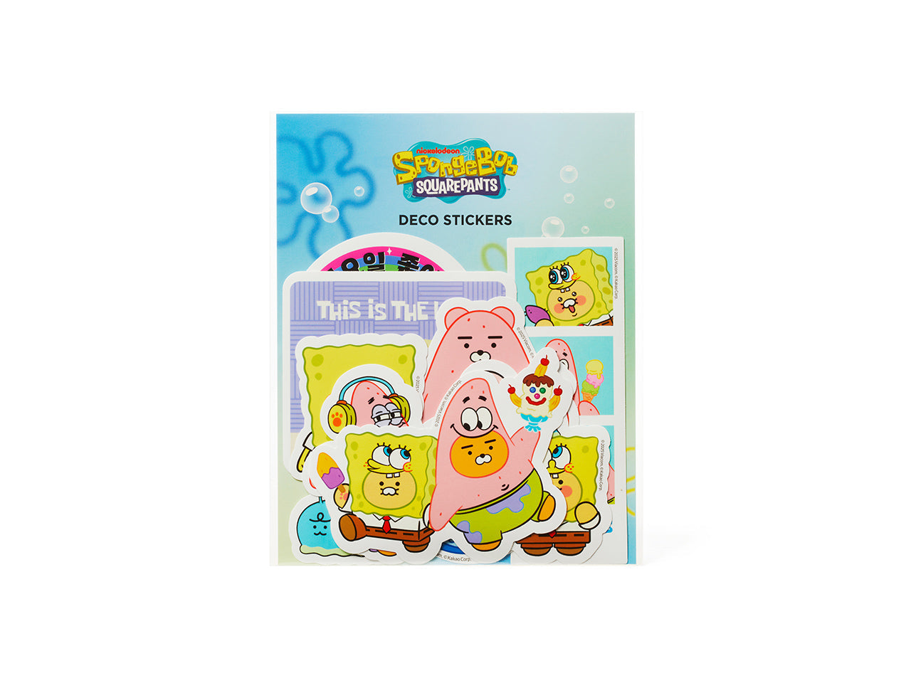 SpongeBobXFriends Sticker Friends - Authentic Kakao Friends from Korea | Koolseoul