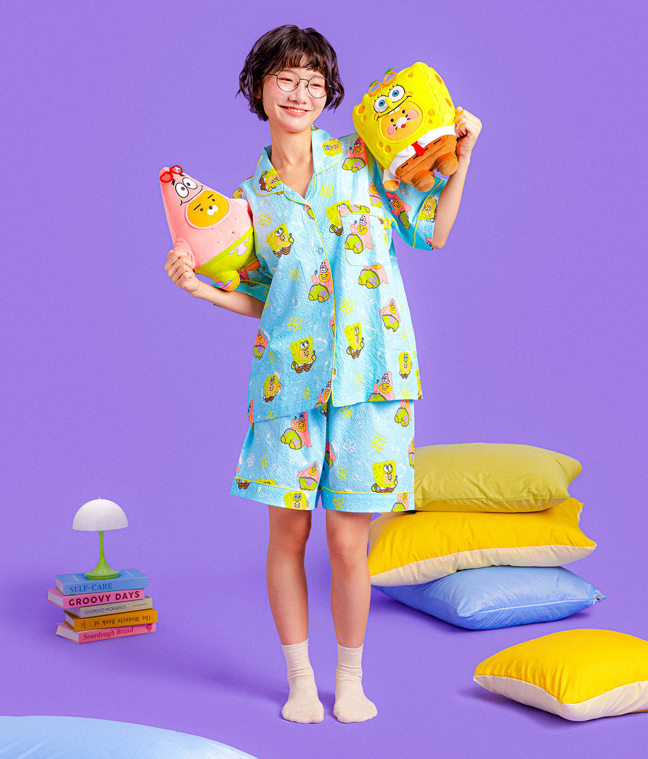 SpongeBobXFriends Pajamas Women Ryan&Chunsik - Korean kawaii Kakao Friends | Koolseoul