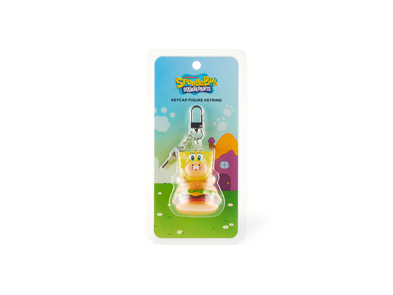 SpongeBobXFriends Cap Figurine Keychain SpongeBob Chunsik - Authentic Kakao Friends from Korea | Koolseoul