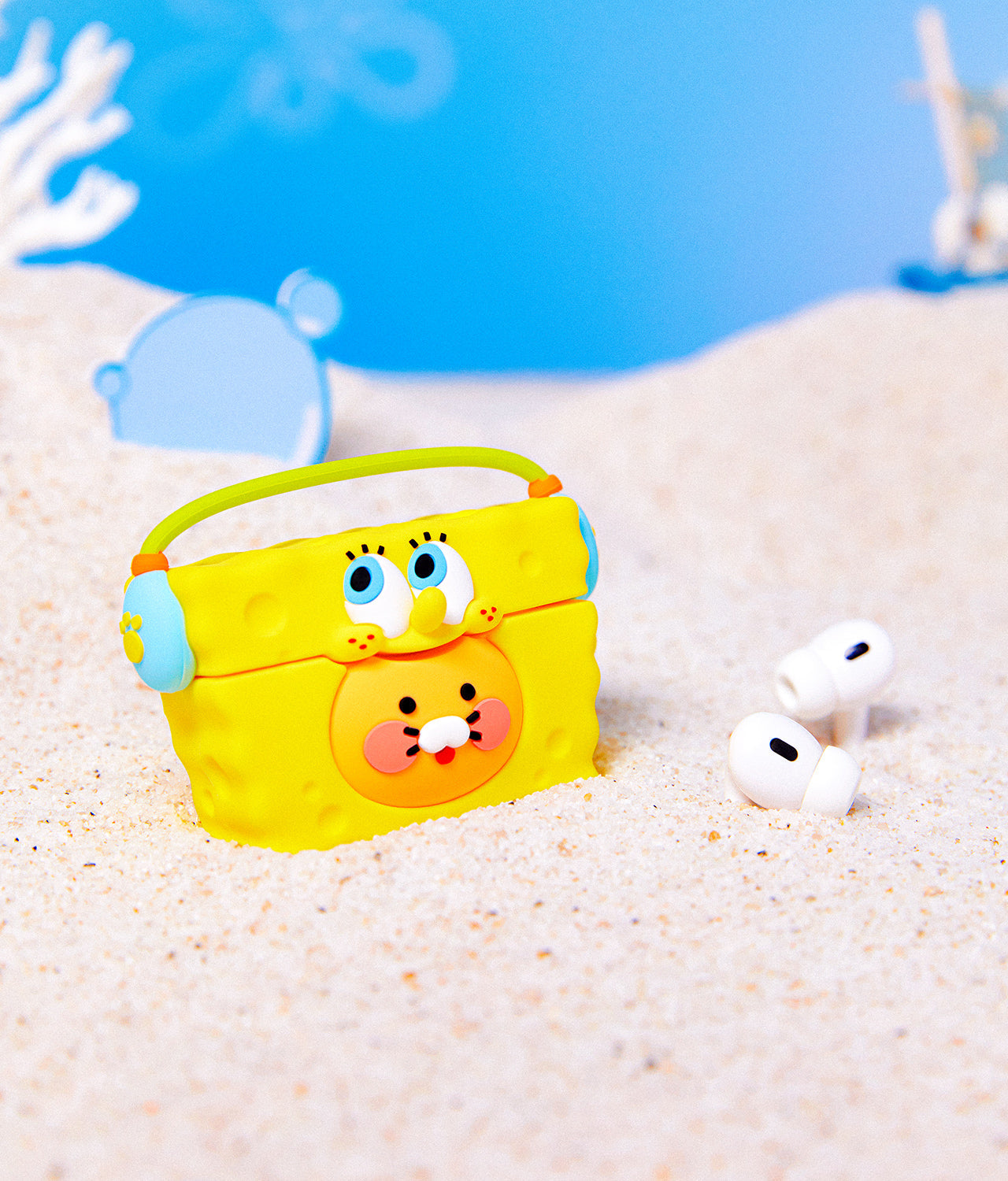 SpongeBobXFriends 2 SpongeBob Chunsik Phone Accessory - Official Kakao Friends merchandise | Koolseoul