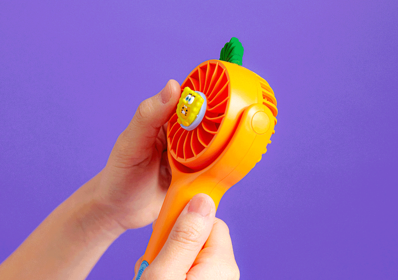 SpongeBobXFriends Mini Chunsik USB Fan - Korean kawaii Kakao Friends | Koolseoul