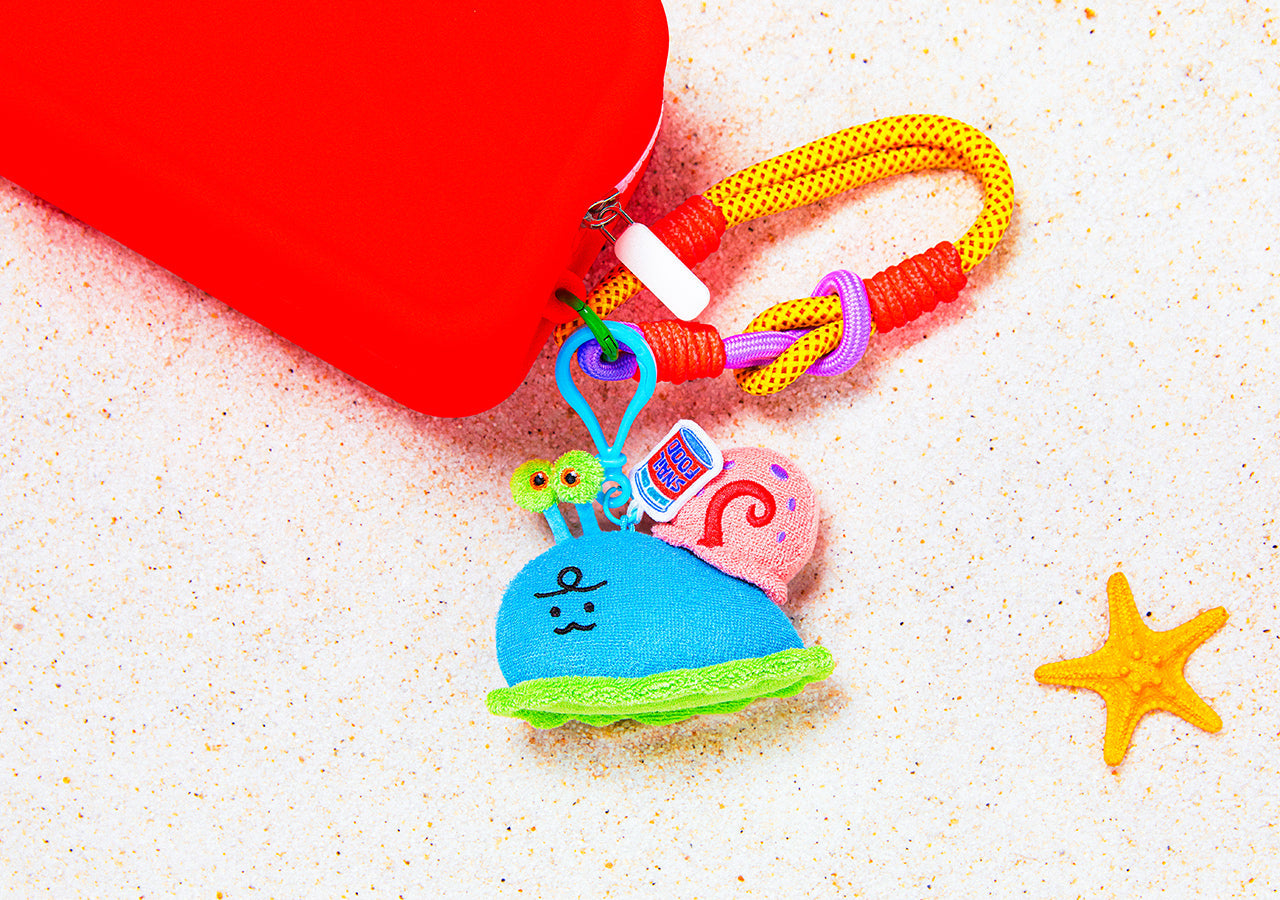 SpongeBobXFriends Keychain Plush Jordy - Authentic Kakao Friends from Korea | Koolseoul