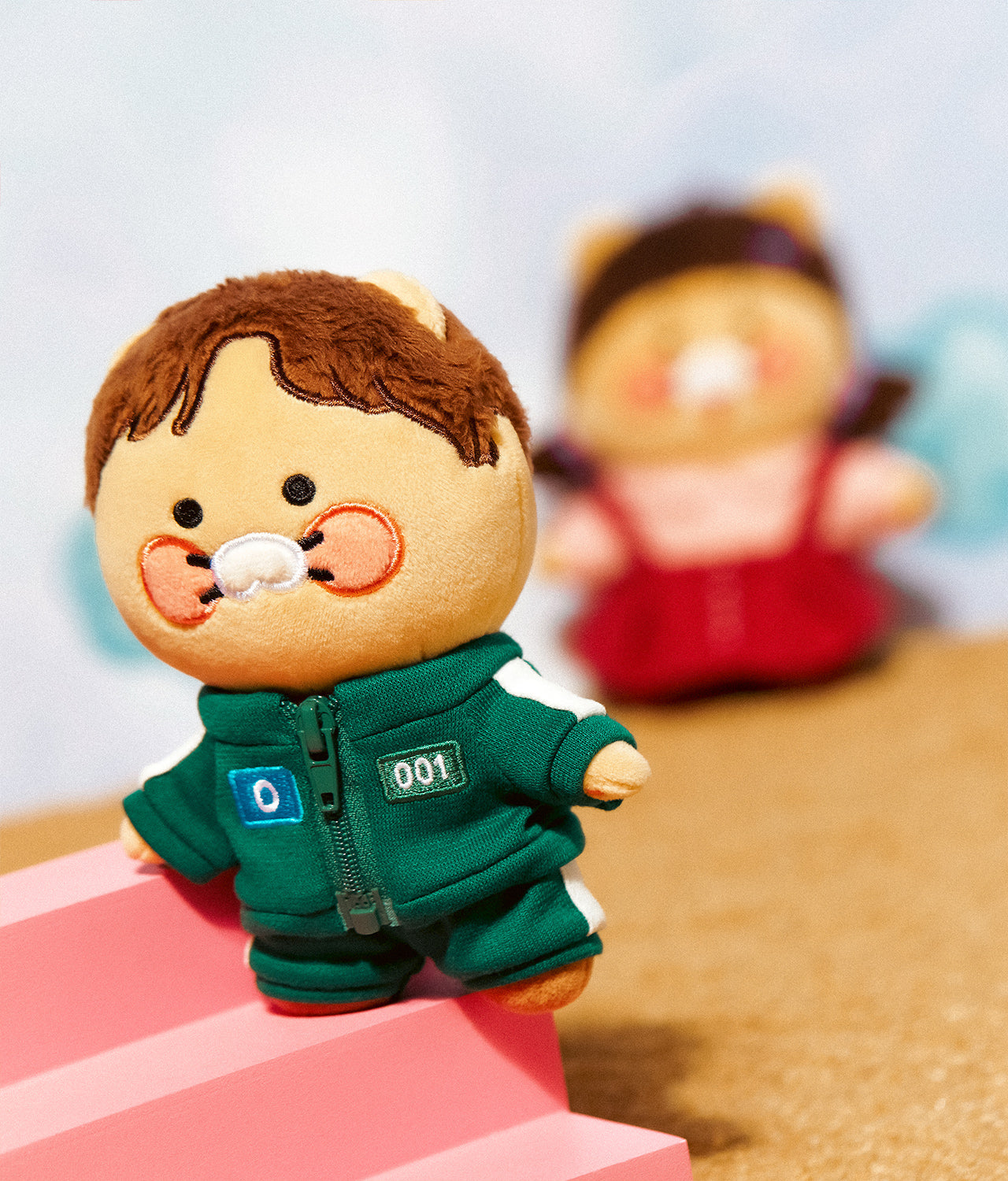 X Friends Keychain Chunsik Mini Plush - Authentic Kakao Friends from Korea | Koolseoul
