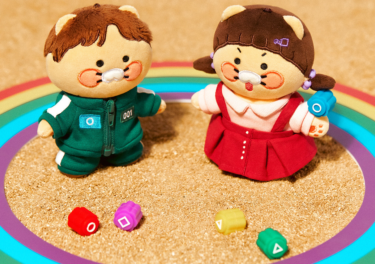 X Friends Keychain Chunsik Mini Plush - Korean kawaii Kakao Friends | Koolseoul